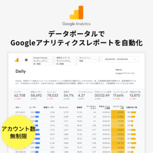 【買い切りプラン】Googleアナリティクスレポートテンプレート